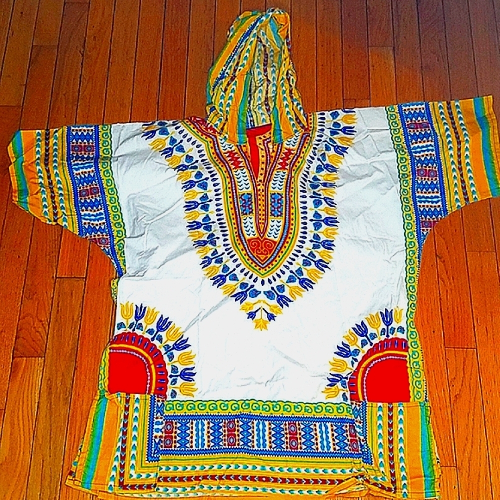 AFRICAN MENS DESIGN SHIRt WITH HOOD